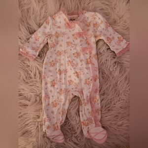 Baby girl footie onsie